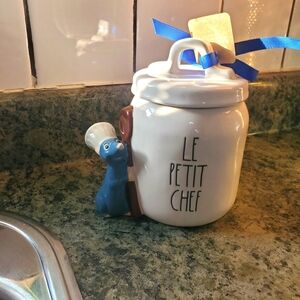 Pixar ratatouille small jar "le petit chef" Rae dunn